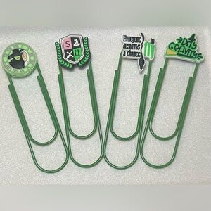 Green Witch Bookmarks Set